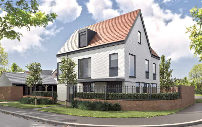 A detached five bedroom new home for sale at Abbey Walk in Coggeshall, Essex