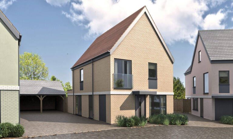 A detached three bedroom new home for sale at Abbey Walk in Coggeshall, Essex